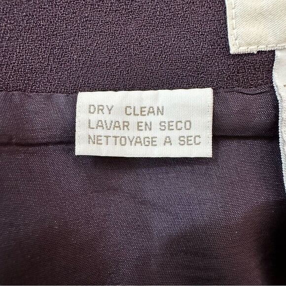 Jones New York Essentials Women's 10 Petite Pencil Skirt Eggplant Purple Career - Picture 5 of 7